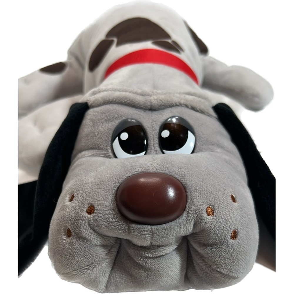 Hasbro 2019 Pound Puppy Stuffed Animal plush toy dog gray 18'